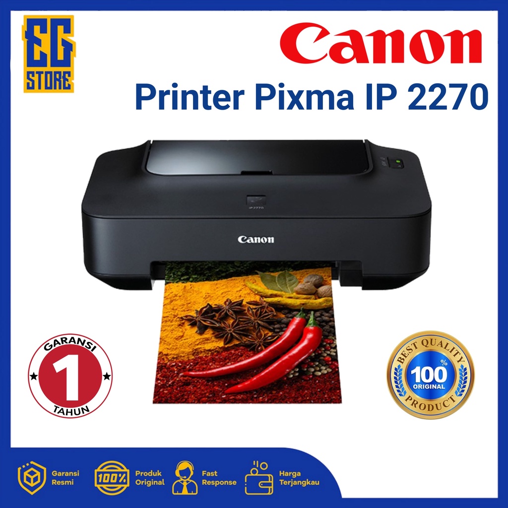 Canon Pixma Ip2770 Ip2770 Ip2770 Single Function Inkjet Printer 1 Year Official Warranty 4323