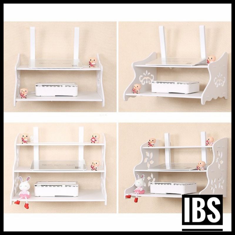 Storage Rack Modem Rack Tv Holder 2/3 Tiers Recoder Rack Router Tv Rack ...