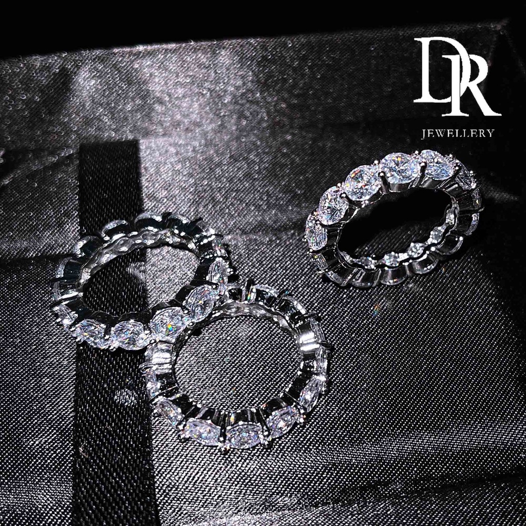 DR Jewelry Cincin Perempuan Fashion Korean Accessories Stainless S925
