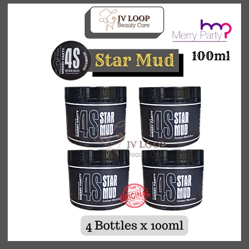 MERRY PARTY MP 4s STAR MUD Extra Strong Hold Hair 100ml [Ready Stock ...