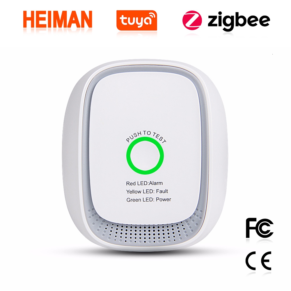 HEIMAN Zigbee Tuya combustible gas sensor natural GAS Leakage lpg leak ...