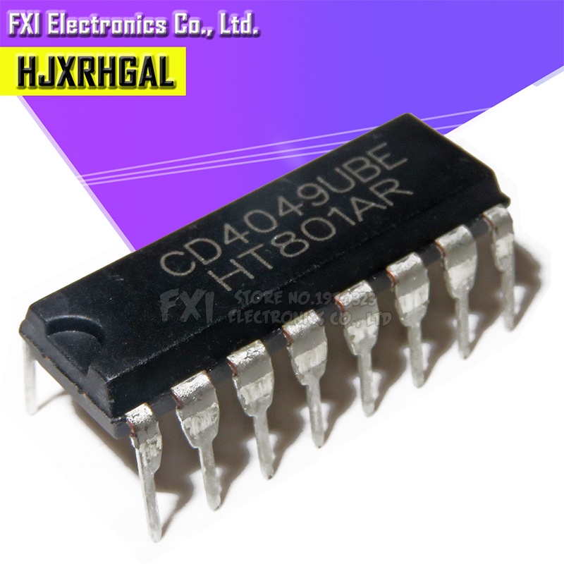 10 Pièces CD4049BE - Circuits Intégrés Logiques DIP-16, Pilotes De Tampon Et De Ligne, Pour PCB