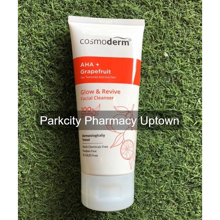 Cosmoderm Facial Cleanser 100ml (Vitamin B5 + Rice Milk / BHA + Green