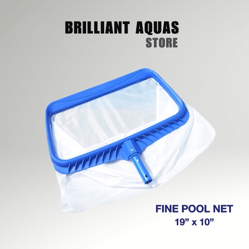 Swimming Pool Fine Pool Net To Hold Dust Or Dirt (19"x 10") Shopee