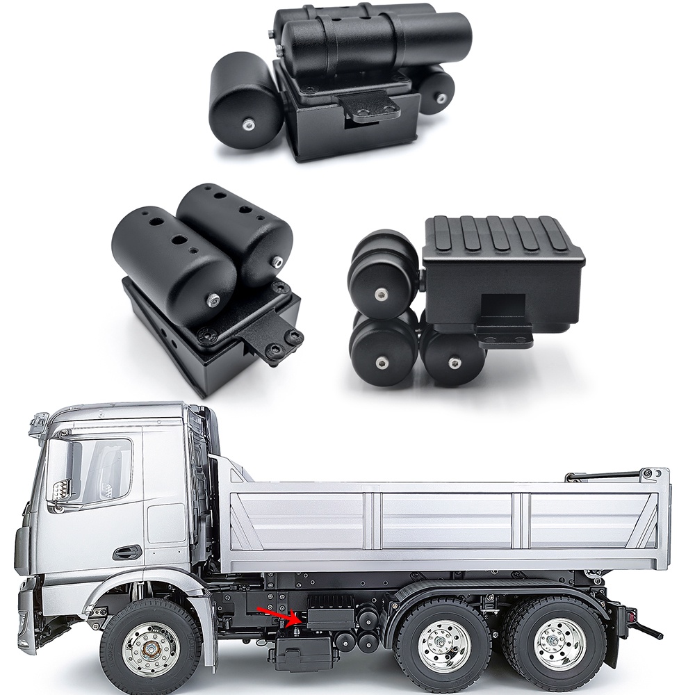 1/14 RC Giocattolo Camion In Metallo Gas Serbatoio Aria