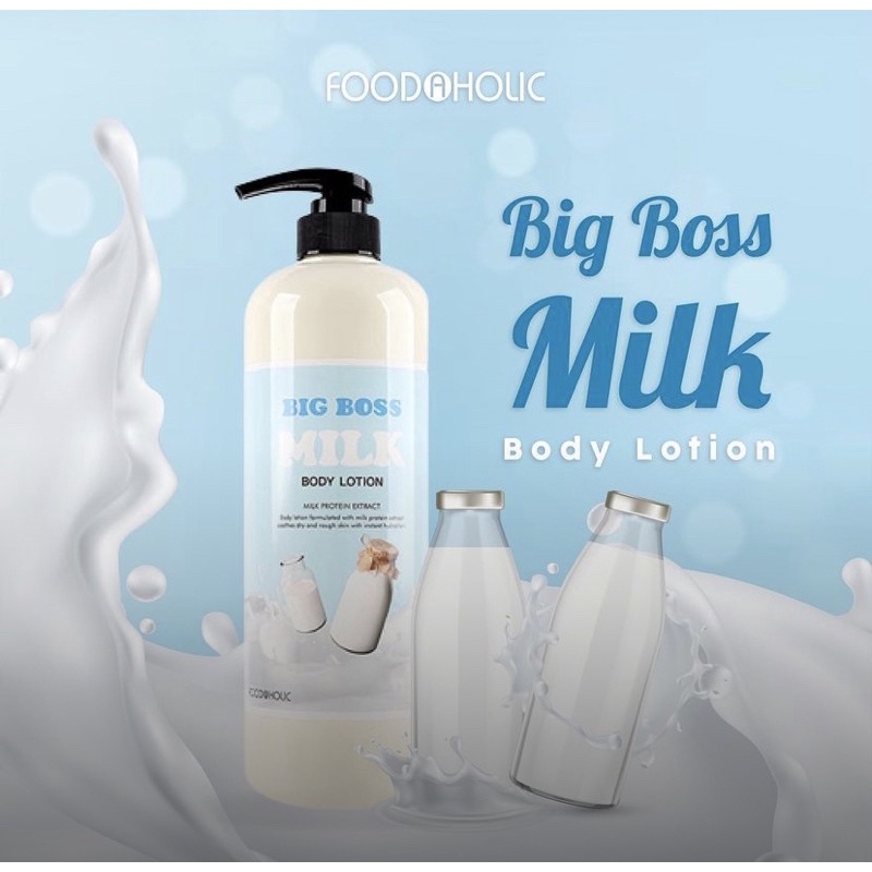 Korea Foodaholic Big Boss Milk Body Lotion 1000ml Shopee Malaysia