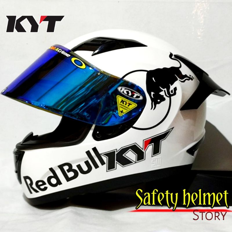 Helmet Kyt R-10, (Modif Handsome Package) Full face Solid white ...