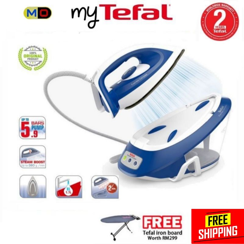 Tefal Express Compact Steam Generator Iron (2600W) SV7112 /SV7112G0