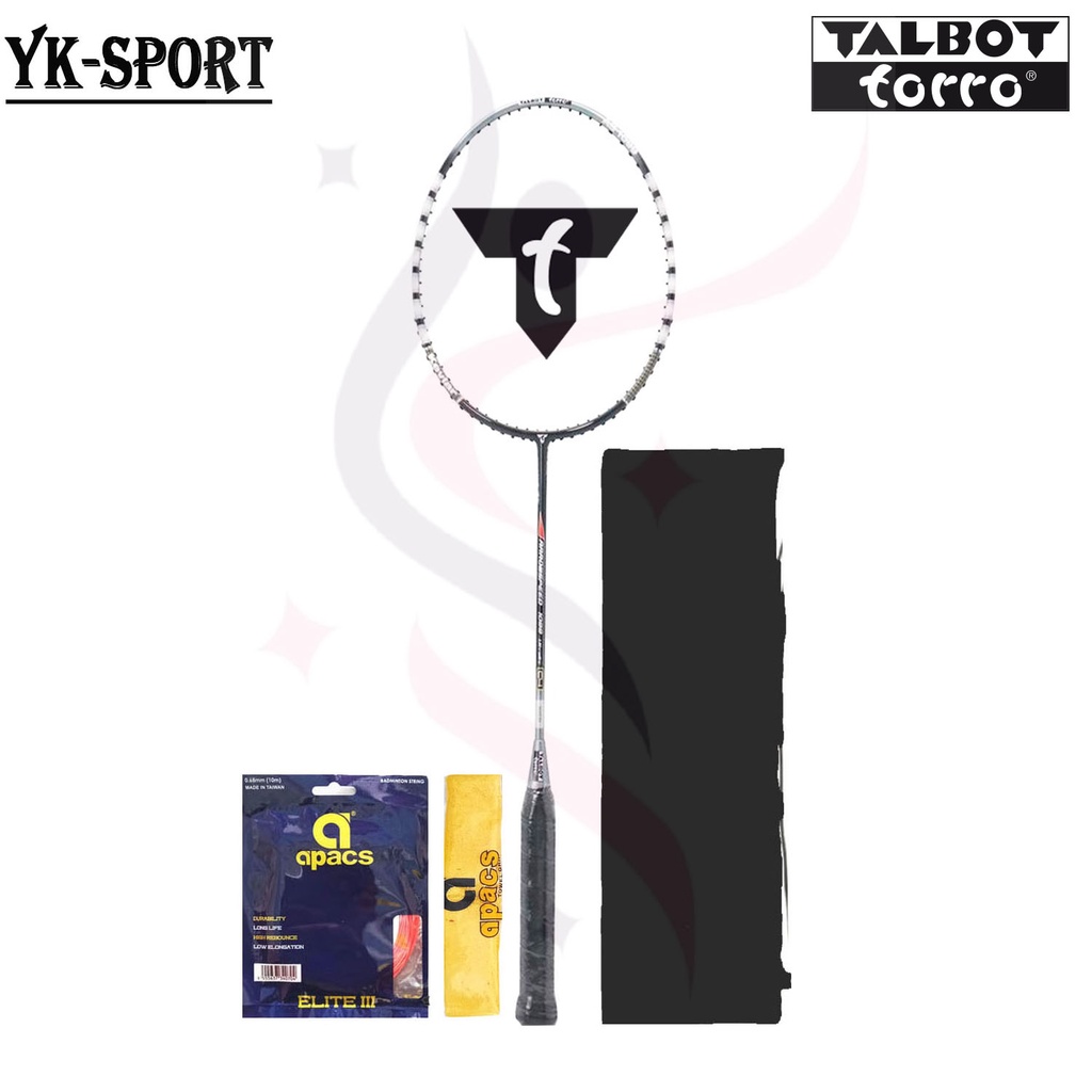 Talbot Torro Arrowspeed 1099 Badminton Racket Complete Bonus Talbot ...