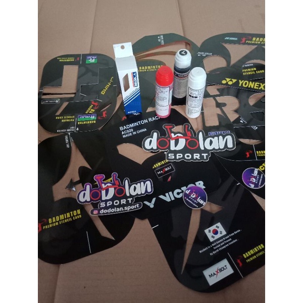 Stancil Service Badminton Racket String Logo | Shopee Malaysia