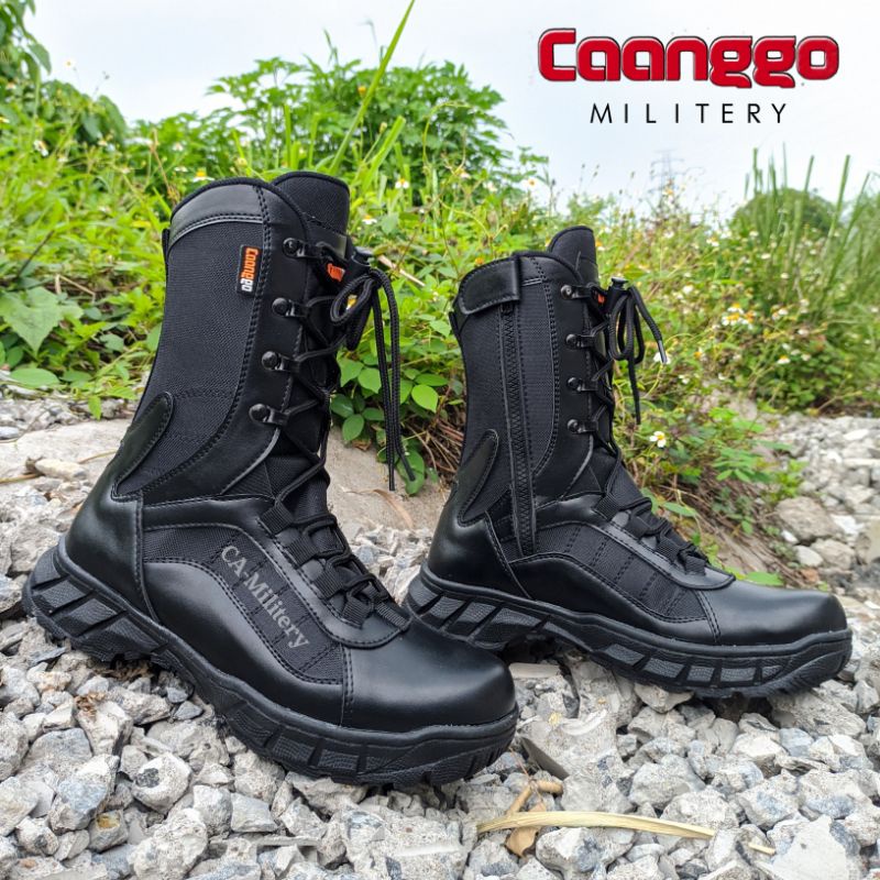 Pdl tni Tactical safety boots Iron Toe polri security Guard Shoes Newest ninja model 2023