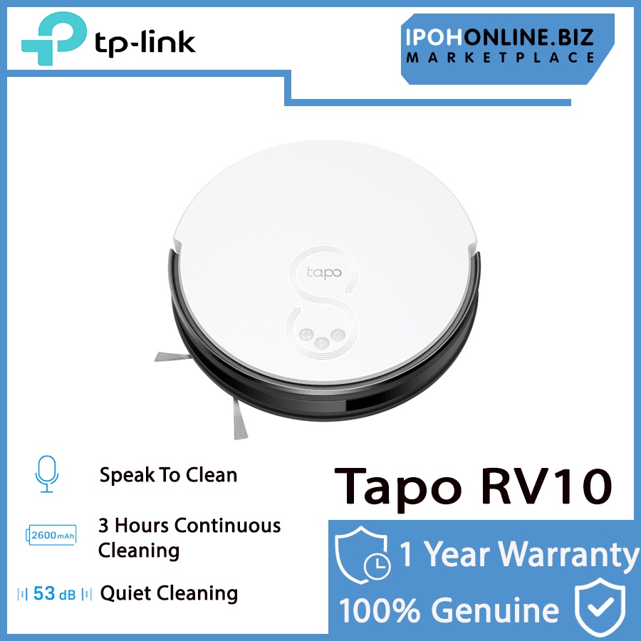 TPLINK TAPO RV10 Smart Robot Vacuum Cleaner Navigation Wet & Dry 2 in