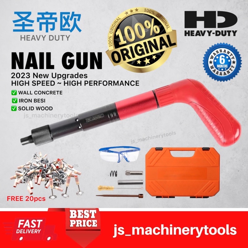Gun Wallplug Rivet Gun Manual Steel Nails Gun Concrete Rivet Tool Steel ...