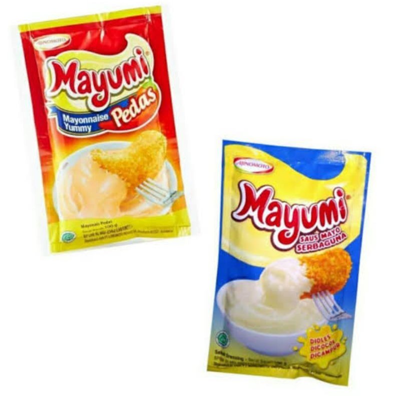 Mayumi Mayonnaise Original 100gr/Mayumi Mayonnaise Spicy 100gr | Shopee ...