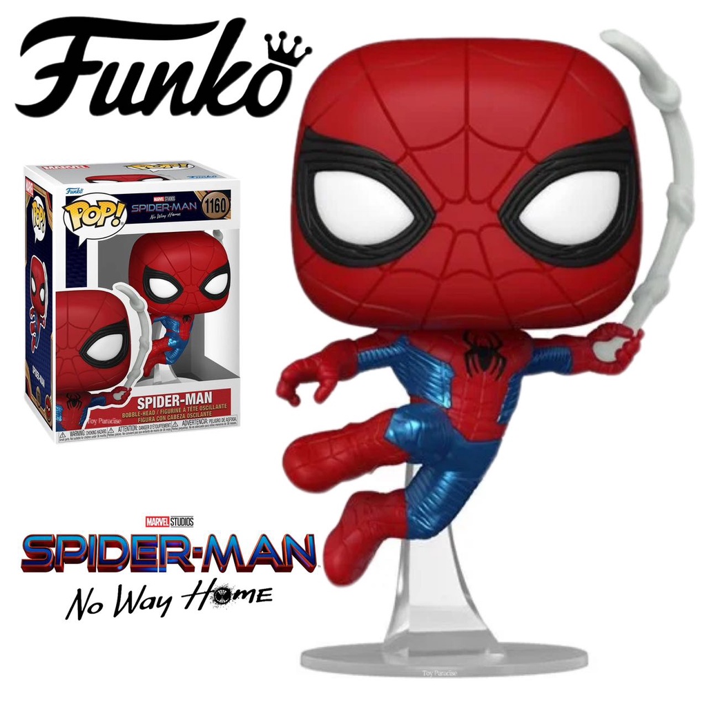 Original Funko Pop Bobble-Head Figure Spider-Man No.1160 Marvel Spider ...