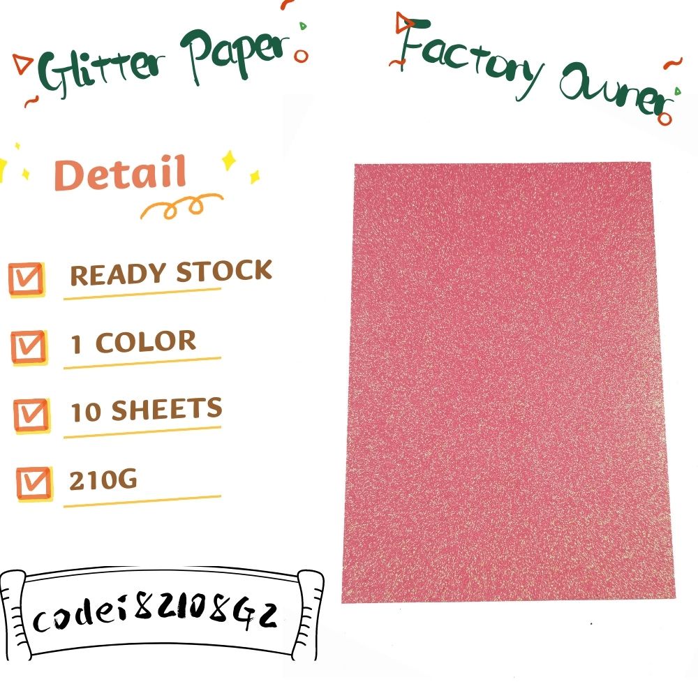 Multi Color 210gsm A4 210 297mm Fsc Glitter Cardstock Holographic Card