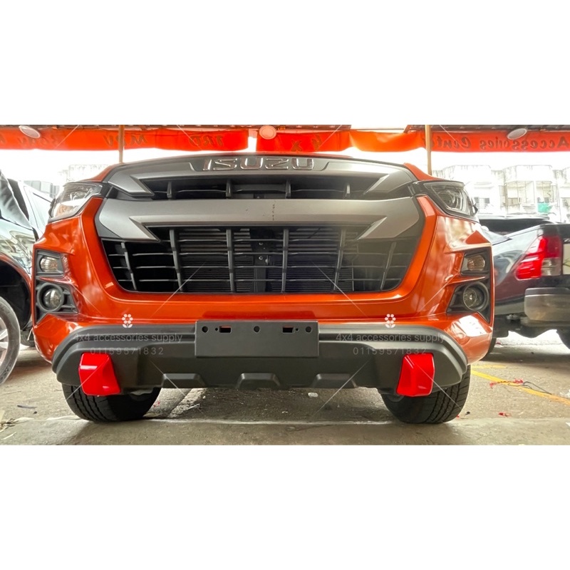 Isuzu dmax dmax 2021 2023 front bumper lower garnish bumper guard dmax bumper guard 4x4 Car