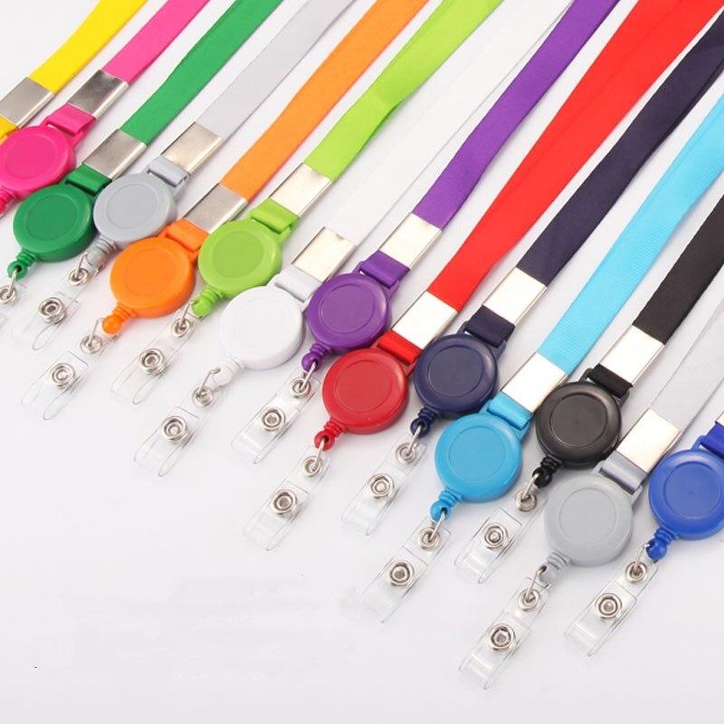 Retractable Card Badge Holder Lanyard for Credit Name ID Card Holder ...
