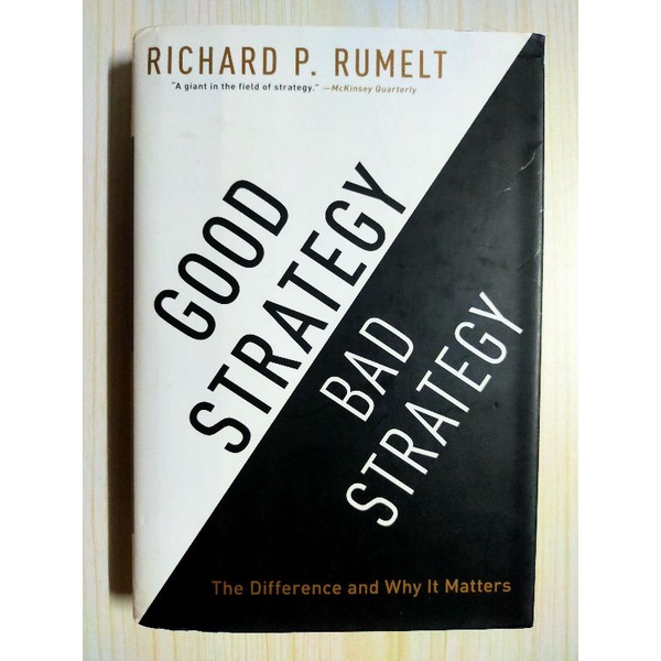 Good Strategy Bad Strategy: The Difference And Why It Matters (Preloved ...