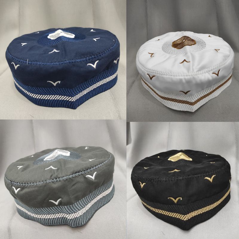 MADINAH BUGIS Hajj Cap, Hajj Cap, Madinah Cap, TEROMPAH Cap Kopiah ...