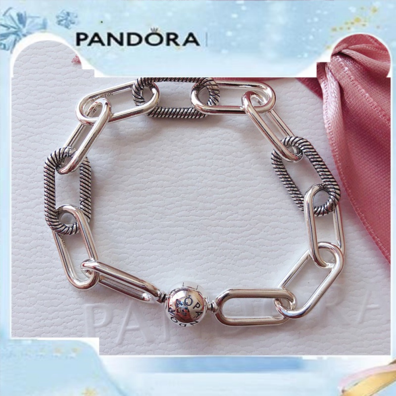 Silver Hand String Bracelet S925 Serpentine Chain ME Series Link