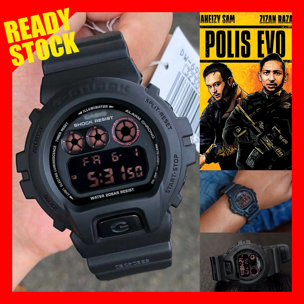 JAM HOT GS JAM TANGAN POLICE EVO DW6900 3230 JAM TANGAN PEREMPUAN JAM LELAKI JAM BLACK MURAH Shopee Malaysia