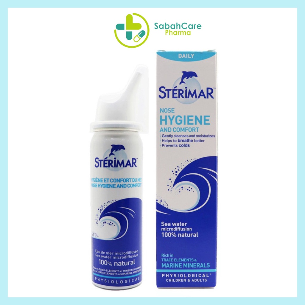 SABAHCARE STERIMAR ADULT HYGIENE & COMFORT NASAL SPRAY 50ML (SEA WATER