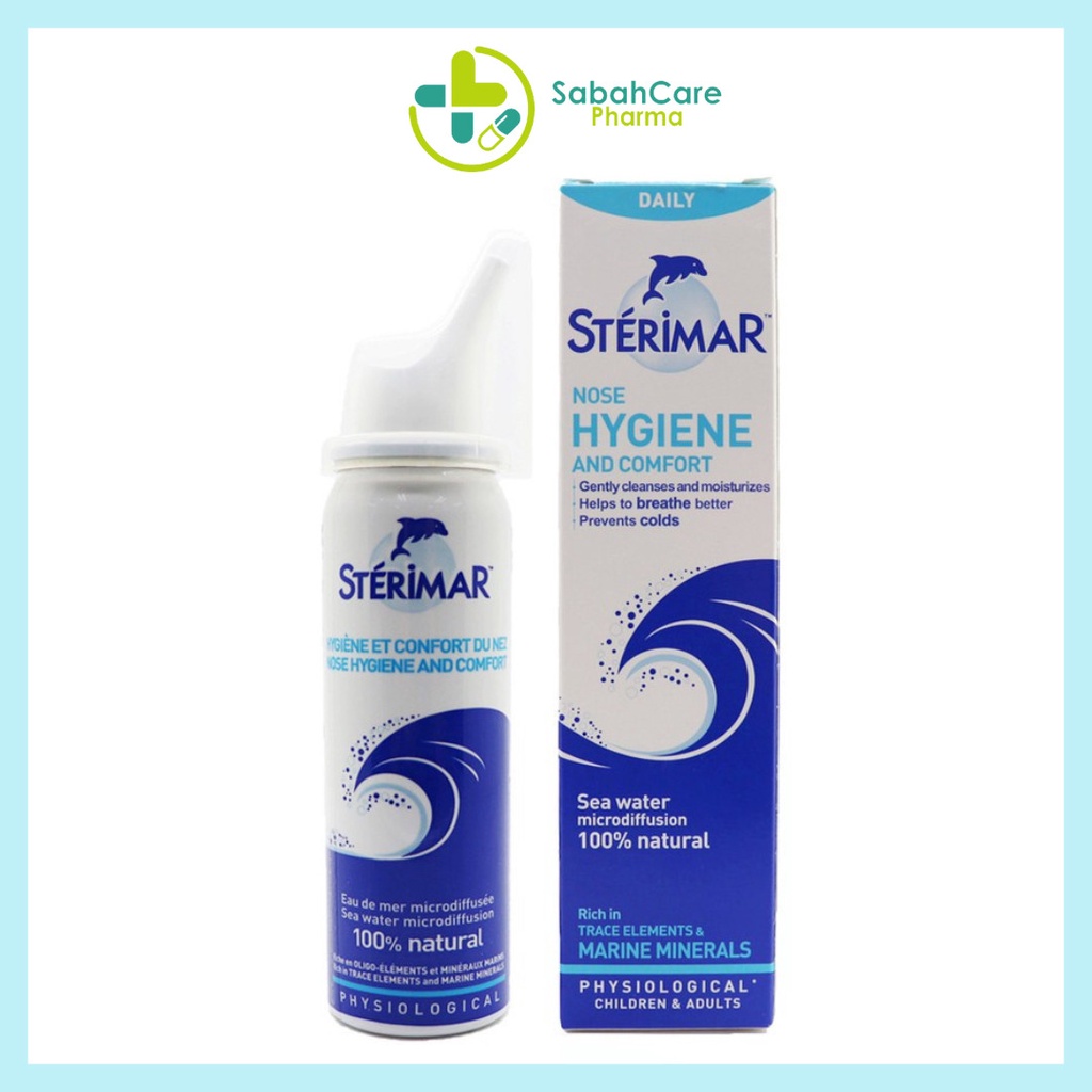 SABAHCARE STERIMAR ADULT HYGIENE & COMFORT NASAL SPRAY 50ML (SEA WATER ...