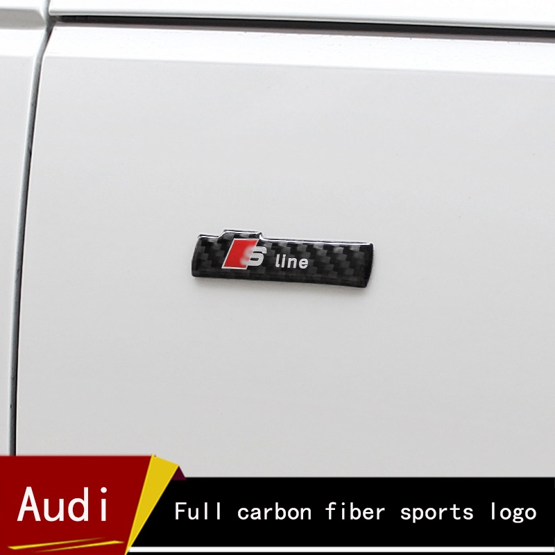 Carbon Fiber Sline Side Markers for Audi A3 A4 A6 A5 Q5 A1 Q7 Q3 TT RS3 RS4 S3 S6 Sline Sports
