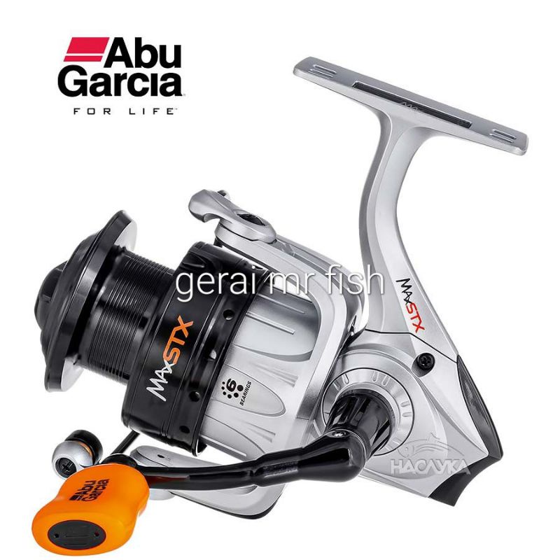 ABU GARCIA MAX STX spinning fishing reel (screw-in handle)(carbon