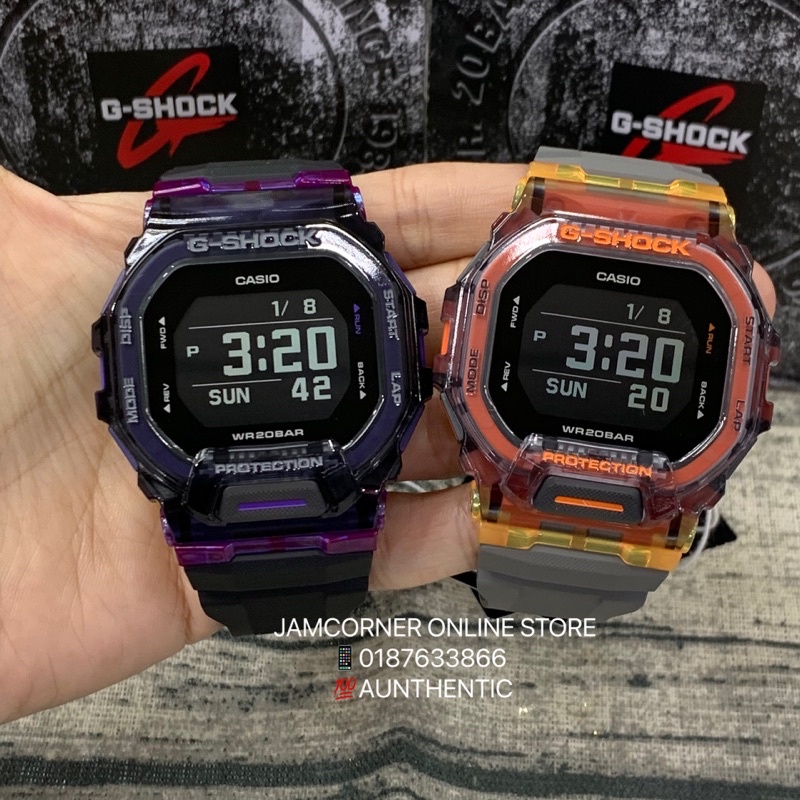 ASIA SET 100% ORIGINAL CASIO G-SHOCK GBD-200SM-1A5/GBD-200SM-1A6 brightly  colored sporty G-SHOCK watches from G-SQUAD.