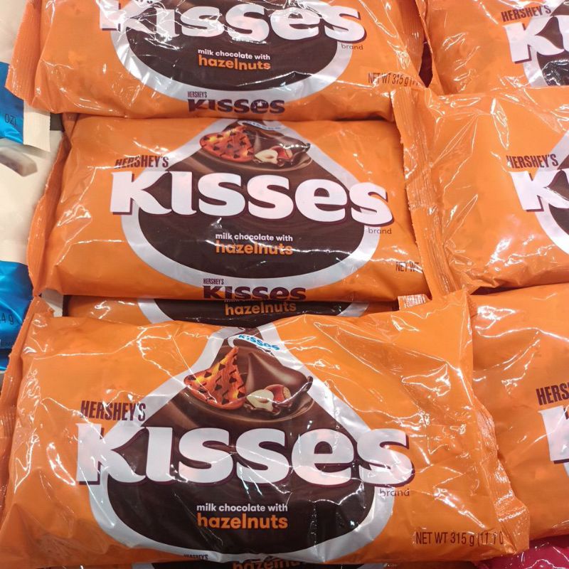 Hershey's Kisses Milk chocolate With Hazelnuts 315g(USA) Shopee Malaysia