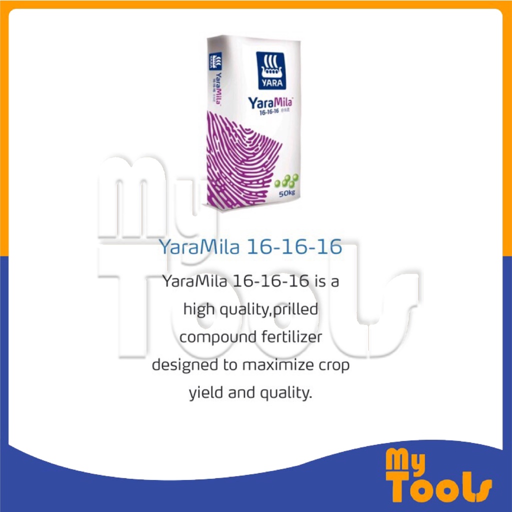 M.Machinery YaraMila 16-16-16 (5KG) Baja YaraMila Compound Fertilizer ...