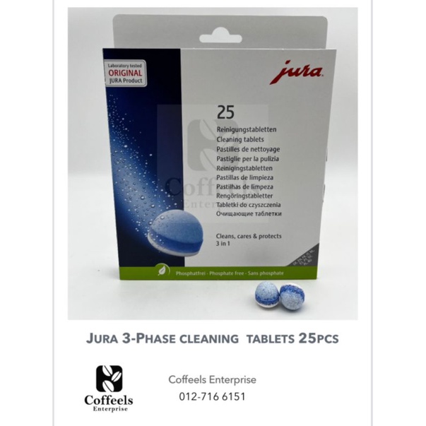 JURA 3Phase Cleaning Tablets 25 pieces Shopee Malaysia