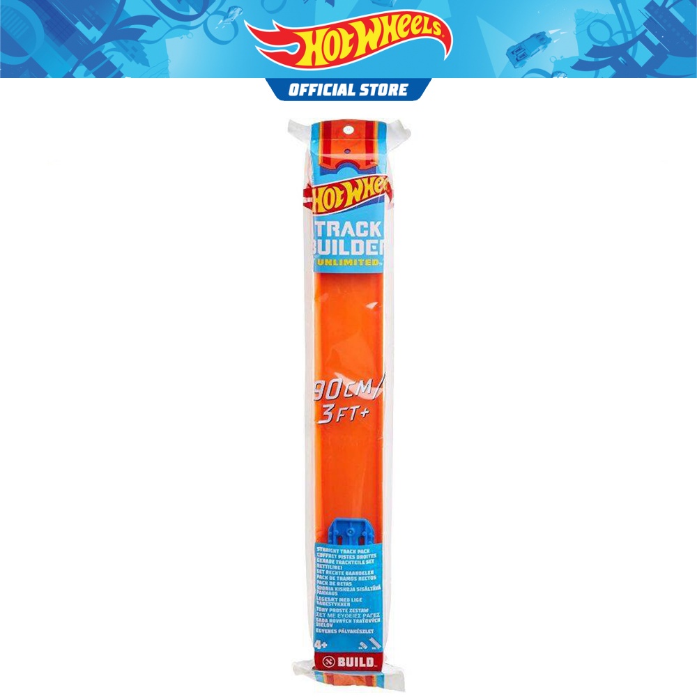 Hot Wheels Unlimited Straight Track Builder – 8 Pezzi Di Binari Rettilinei Per Piste