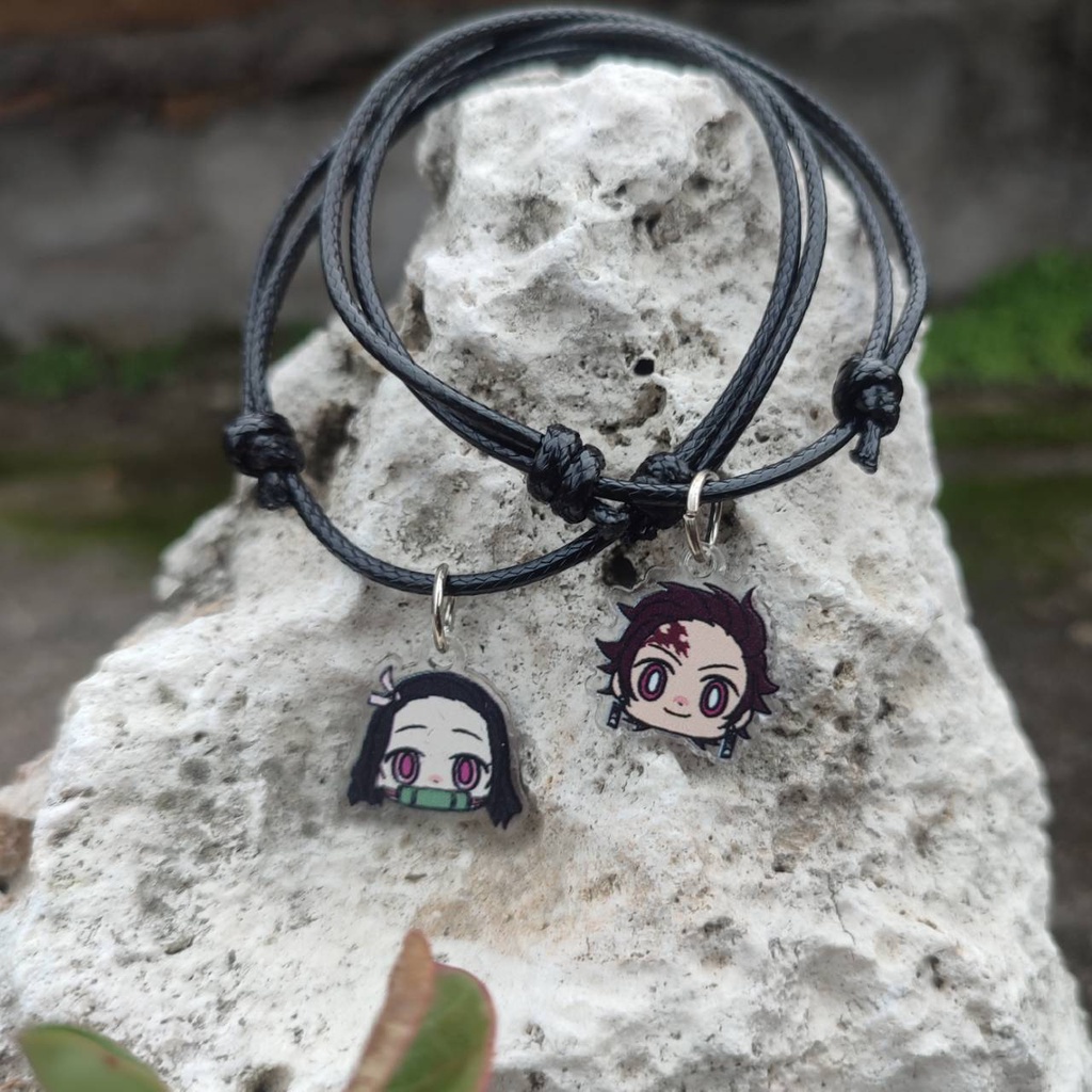 GANTUNGAN Anime Bracelet - Kimetsu no Yaiba Bracelet (Demon Slayer ...