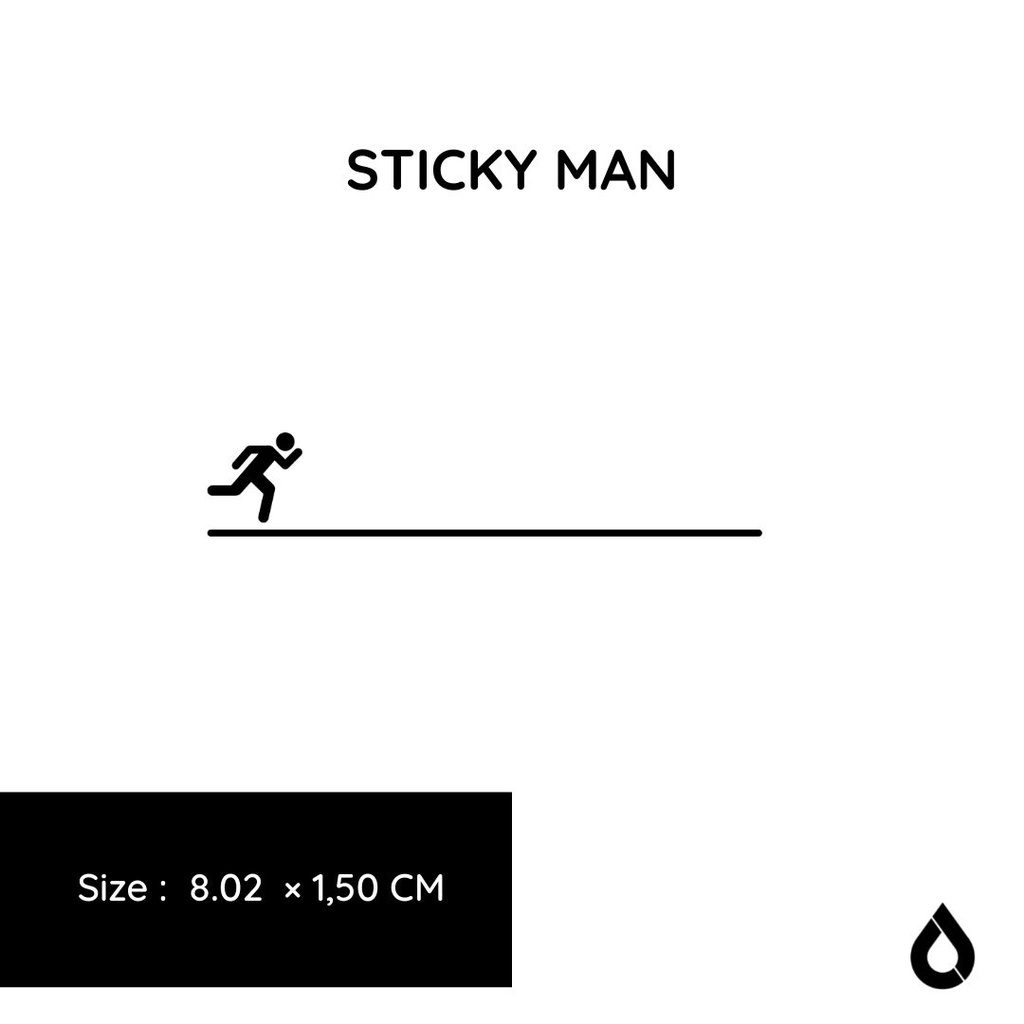 "Sticky Man" CUDDLEINK Design Shopee Malaysia
