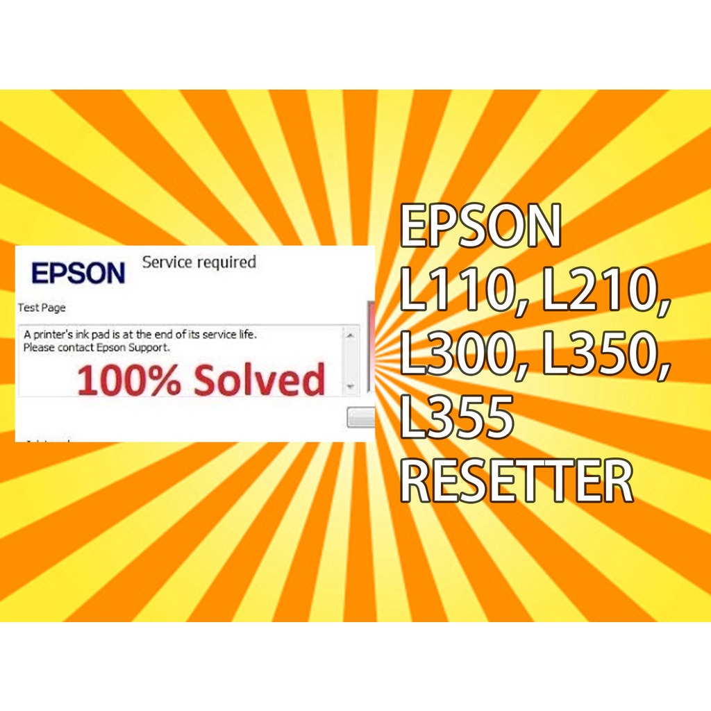 Epson Resetter Waste Ink Pad Resetter L110, L210, L300, L350, L355 Shopee Malaysia