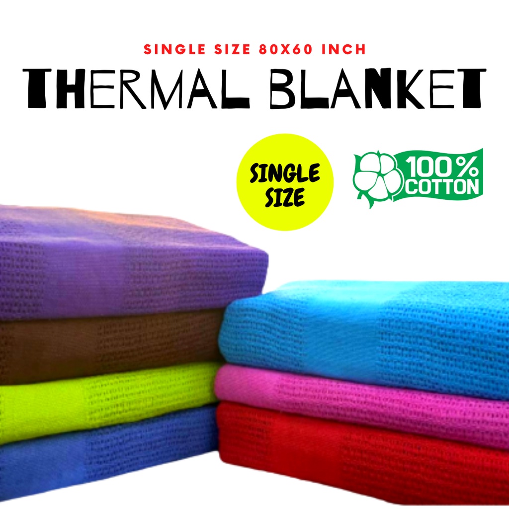 Thermal Blanket Single Size 60 inch x 80 inchi Selimut Hospital 100