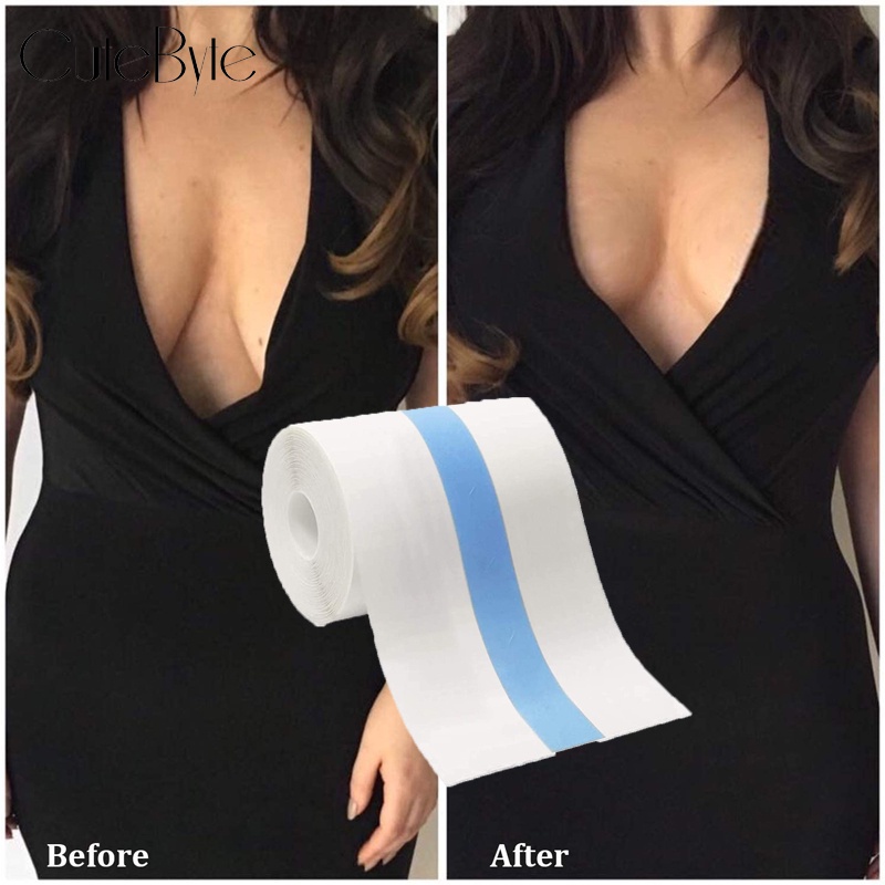 Poftik Invisible Push Up Stick Bra Breast Lift Tape Boob Tape for different cup