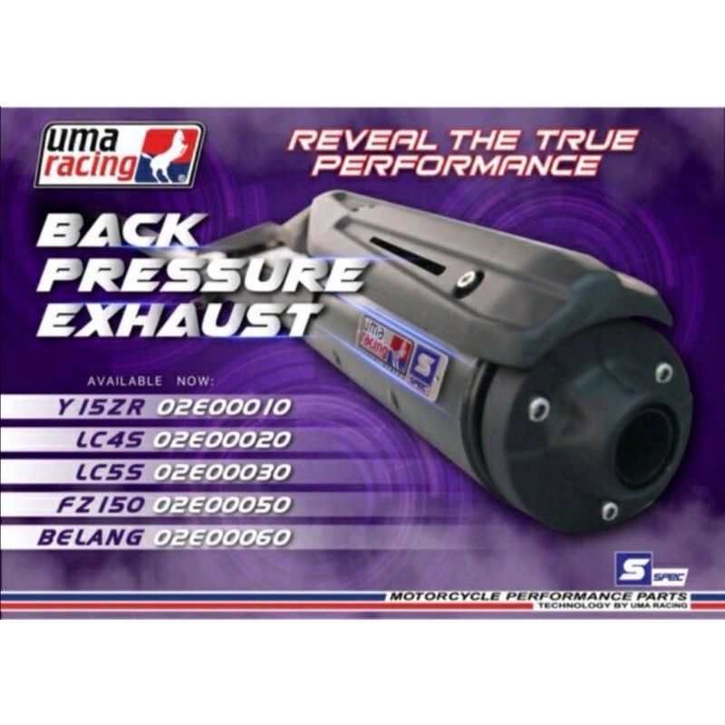 Uma Racing Exhaust Pipe Back Pressure 28mm LC135 5S 4S & LC V8 Fi