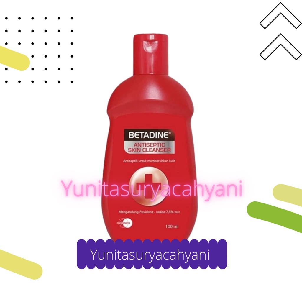 Betadine Antiseptic Skin Cleanser 100ml/Antiseptic Liquid Bath Soap