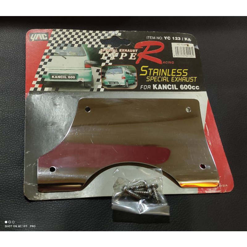 Exhaust cover kancil 660 chrome plate steel Shopee Malaysia