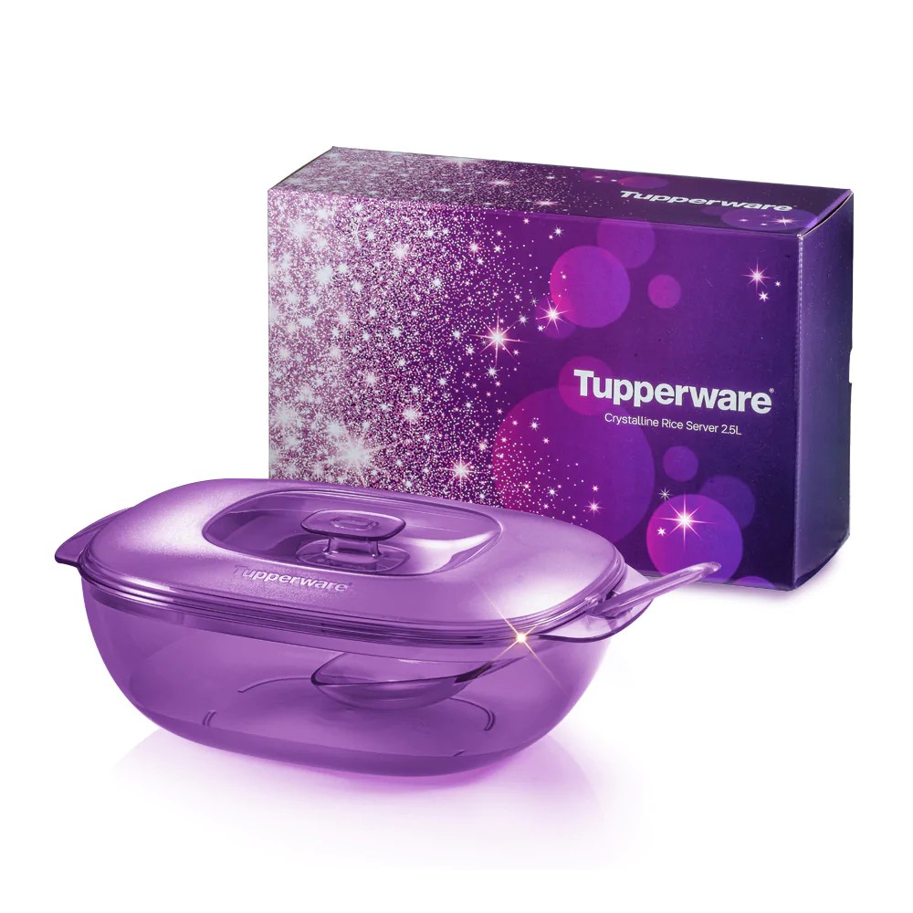 Tupperware Purple Royale Crystalline Rice Server 2.5L | Shopee Malaysia