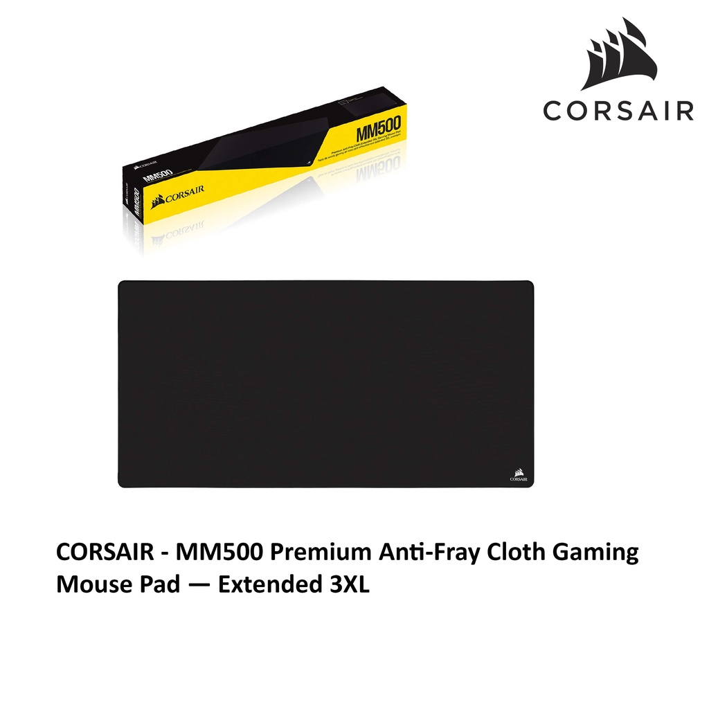 CORSAIR MM500 PREMIUM ANTI-FRAY CLOTH MOUSE PAD - EXTENDED 3XL ( CH ...