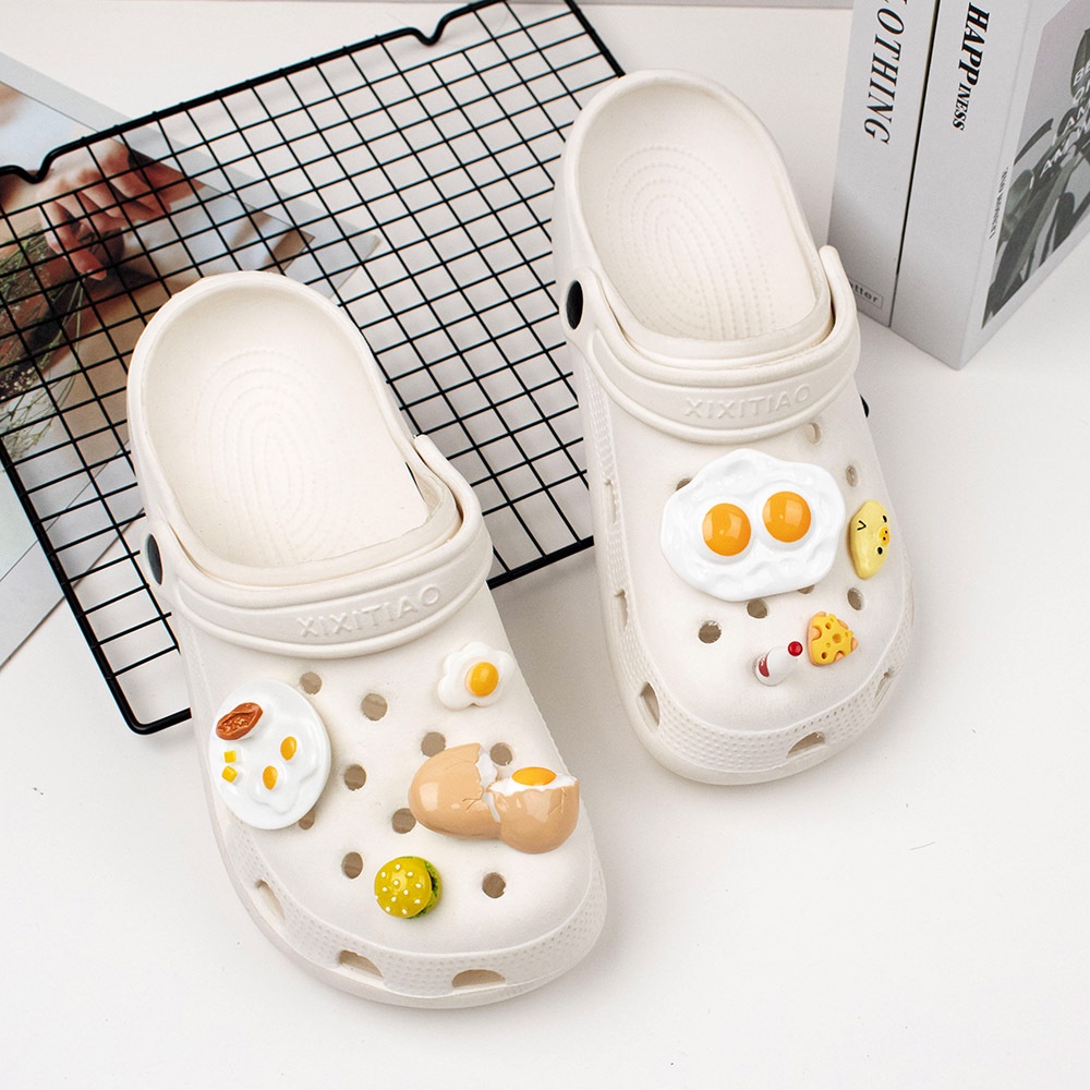 Cartoon Chicken Wings Crocs Jibbitz Charm Set Hamburger Cola Shoe