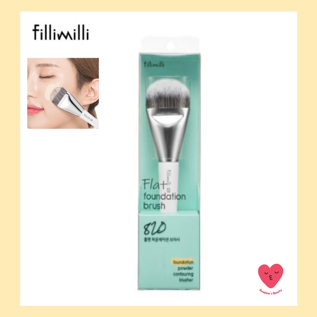 [fillimilli] Flat foundation brush 820 Shopee Malaysia