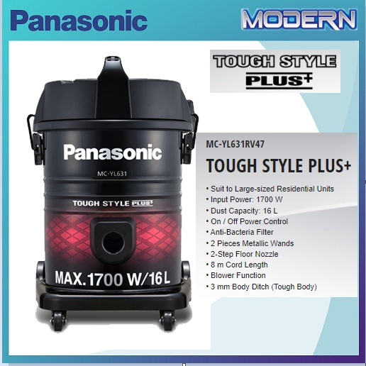 panasonic tough style plus vacuum cleaner