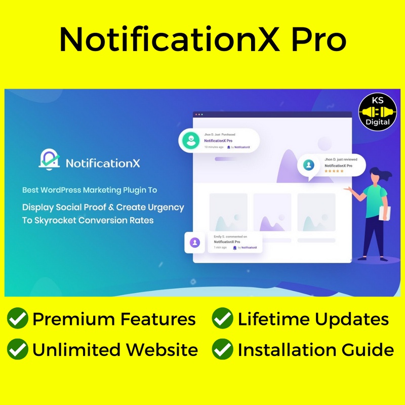 [Latest] NotificationX Pro WordPress Plugin (Free Updates + Premium ...