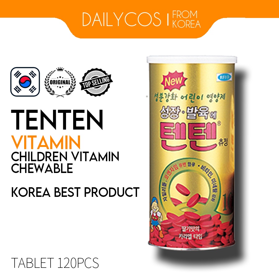 [Tenten] Chewable Vitamin Tablet 120pcs Korea Feeding Nursing Babies ...